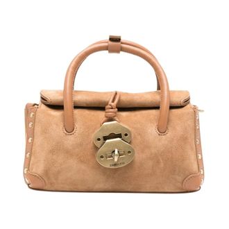 Zanellato Handbags - unisex - Handtassen - Bruin - ONE Size - Su&egrave;de - Tassen