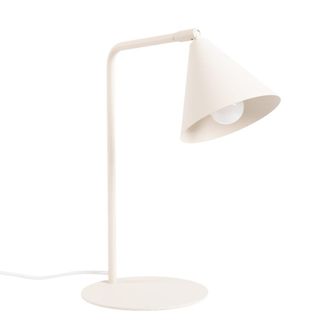 Sollux Lighting L&aacute;mpara de escritorio beige acero alt. 35 cm