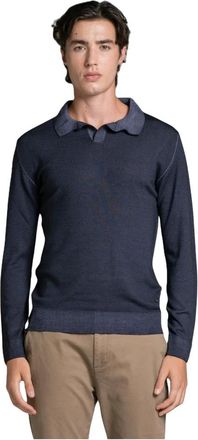 IMPURE Impure - Neilmerinos-C01 Polo - Heren - Tops - Blauw - Maat: L
