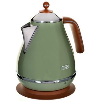 DeLonghi Delonghi 40031358 - Tetera El&eacute;ctrica, 2000 W, 1.7 L, Acero Inoxidable, Verde