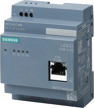 SIEMENS Scalance Logo Csm 12/24, Switch No Administrado, 4x Rj45, 1x Frontport, 6gk71771ma200aa0