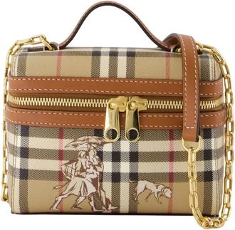Burberry Tassen, Dames, Beige, ONE Size, Ls Mini Vanity Crossbody