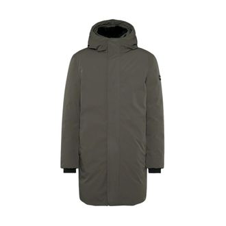 Cinque Cinque - Rechte Parka - Heren - Mantels - Bruin - Maat: 2XL Zijde