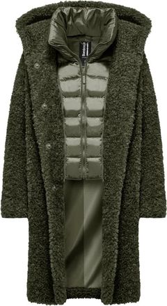 Bomboogie Mujer, Abrigos, Verde, Talla: XS