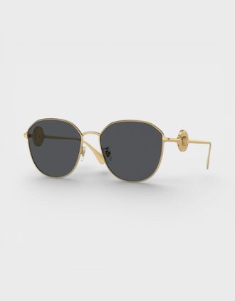 Versace Womens Medusa Metal Sunglasses Gold - Size: O/S