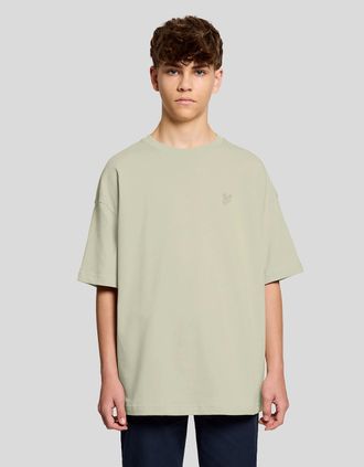 Lyle & Scott Lyle And Scott Mens Heavy Weight Relaxed T-Shirt - Green - Size: 10/11 y