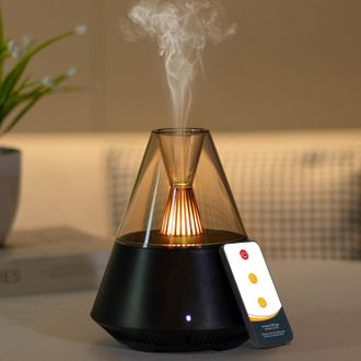 OEM Difusor El&eacute;ctrico De Aceites Esenciales, Difusor Ultras&oacute;nico De Aromaterapia Con Control Remoto, Apagado Autom&aacute;tico, 7 Luces Led Para Oficina, Sala De