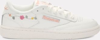 Reebok Womens Club C 85 In Chalk/Orange/Pink M