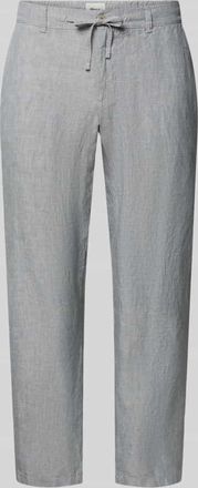 Brax Brax Slim Fit Leinenhose aus reinem Leinen Modell Fabio in Hellgrau, Gr&ouml;&szlig;e 31/32