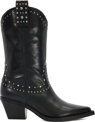 Dune London Podeo Leather Ankle Boots