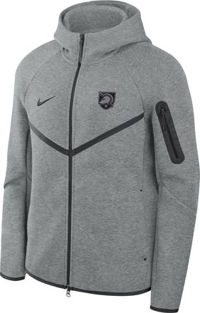 Nike Army Black Knights Tech Nike Mens Basketball Fleece Full-Zip Hoodie in Grey | ZM05L4E101USMA-DGH