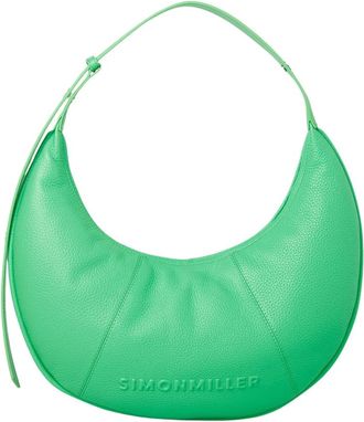 Simon Miller Dough Shoulder Bag - Dames - Schoudertassen - Groen - ONE Size - Leer - Tassen