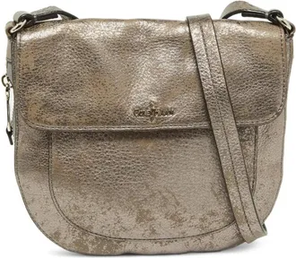 Cole Haan Borsa a spalla in pelle con battente - Argento