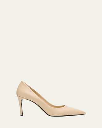 Prada 85mm Donna Saffiano Leather Pumps