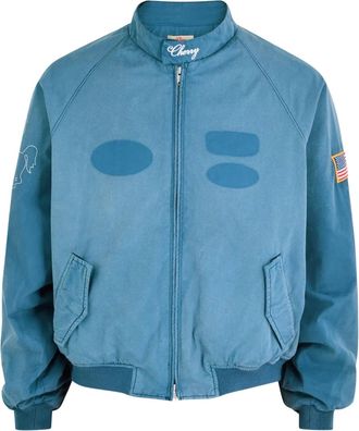 Cherry Los Angeles Bomber con ricamo - Blu
