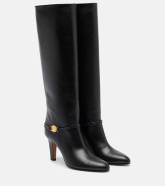 Chloé Chloé Eve 85 leather knee-high boots