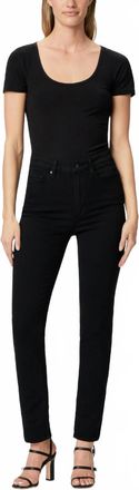 Paige Gemma Denim Jean In Black Shaddow