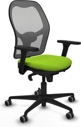 Piqueras y Crespo Piqueras Y Crespo - Jorquera Sincro Malla Gris Similpiel Pistacho Brazos 3d Base Nailon Ruedas 65mm Engomada