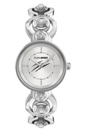 Plein Sport Supernova Charm Bracelet Watch, 34mm in Stainless Steel at Nordstrom Rack