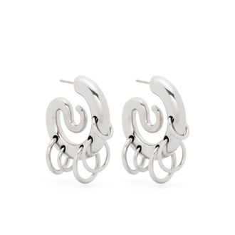Panconesi Pierced Serpent Hoop Earrings