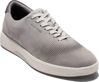 Cole Haan GrandPro CitySpectre Laser Perforated Sneaker in Ironstone Nubuck/tornado at Nordstrom, Size 10.5