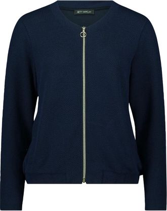 Betty Barclay Jassen, Dames, Blauw, M, Gestructureerde Jas