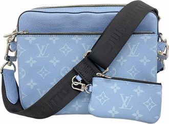 Louis Vuitton Sky Blue Shoulder Bag (Pre-Owned)