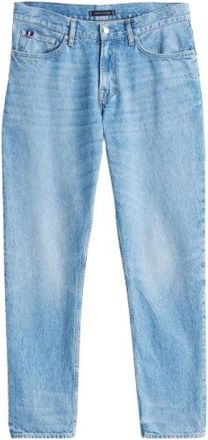 Tommy Hilfiger Vervaagde Harlem Jeans met Tapered Legs - Heren - Regular Fit Jeans - Blauw - W33 - Katoen - Jeans