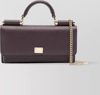 Dolce & Gabbana micro sicily leather mini bag