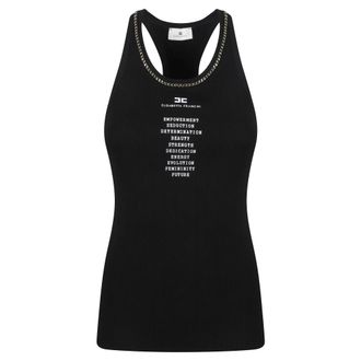 Elisabetta Franchi Mujer, Camisetas, Negro, Talla: M
