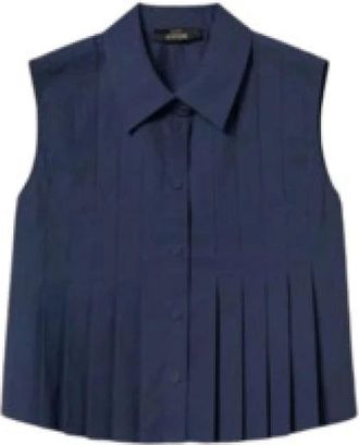 Twinset Dames, Blouses & Shirts, Blauw, Maat: XS