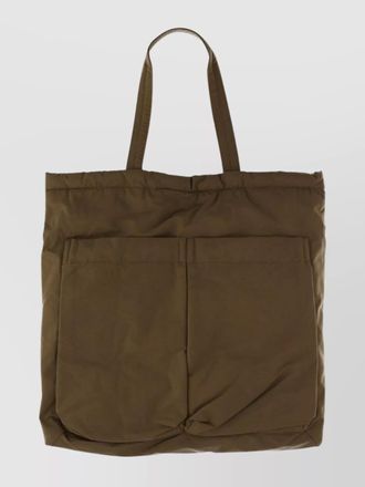 Aspesi rectangular tote bag dual handles