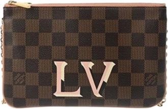 Louis Vuitton Pre-owned Clutches, female, Brown, Size: ONE SIZE Pre-owned Pochette Shoulder Bag