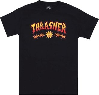 Thrasher Hombre, Camisetas, Negro, Talla: S