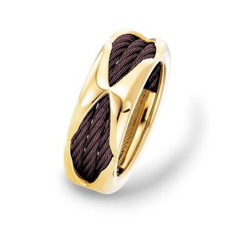 Charriol Celtic Dream Ring in Yellow Gold Pvd With Purple at Nordstrom, Size 7.25