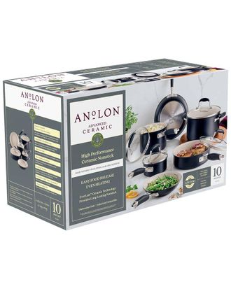 Anolon Advanced 10Pc Ceramic Nonstick Cookware Set