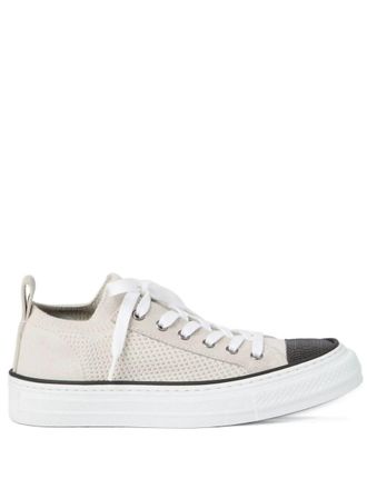 Brunello Cucinelli Canvas Sneakers Shoes