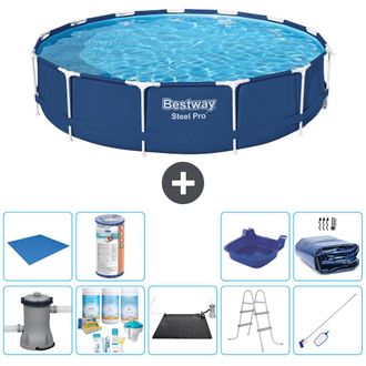 Bestway Piscina Bestway Steel Pro Redonda - 396x84 Cm - 8-piezas S21613
