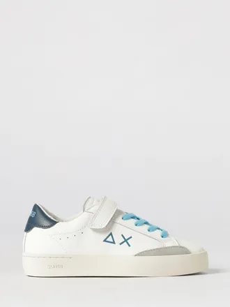 Sun 68 Leather Sneakers