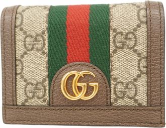 Gucci Brown Pvc Wallet (Bi-Fold) (Pre-Owned)