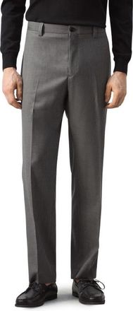 Mango Ricardo Regular Fit Dress Pants in Grey at Nordstrom, Size 32