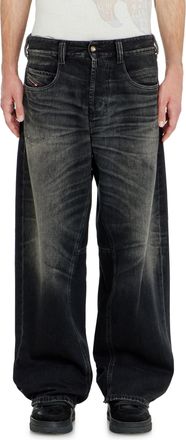 Diesel Relaxed Jeans Regular Waist 1997 D-Enim-M,, Button fly