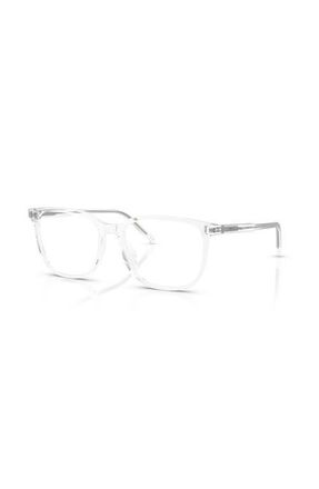Dolce & Gabbana 53mm Square optical glasses in Transparent at Nordstrom
