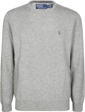 Polo Ralph Lauren Stijlvolle GC Shirt - Heren - Ronde hals truien - Grijs - XL - Truien & Vesten
