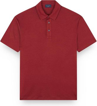 Paul & Shark X-Soft Interlock cotton polo shirt, Man, Red Ochre, Size: XXL