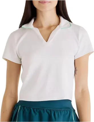New Balance (WMNS) New Balance Tournament Polo White WT61S8TLWT