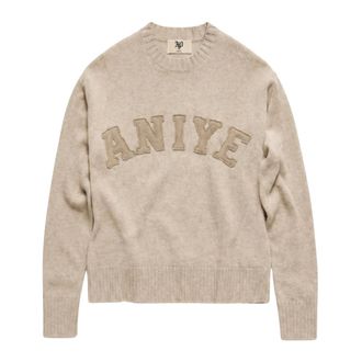 Aniye By Jersey de Manga Larga de Lana y Cachemira - Knitwear - Mujer - Beige - XS