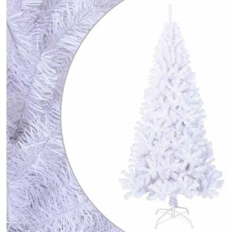 vidaXL &Aacute;rbol De Navidad Artificial Con Ramas Gruesas Pvc Blanco 210 Cm Vidaxl