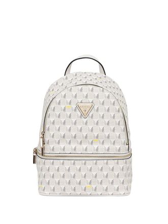 Guess Co Zaino Follie con zip e logo - Toni neutri