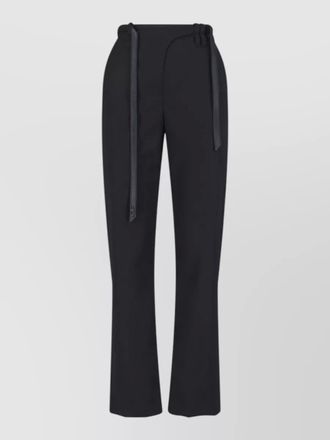 Diesel straight trousers belt loops button front pockets